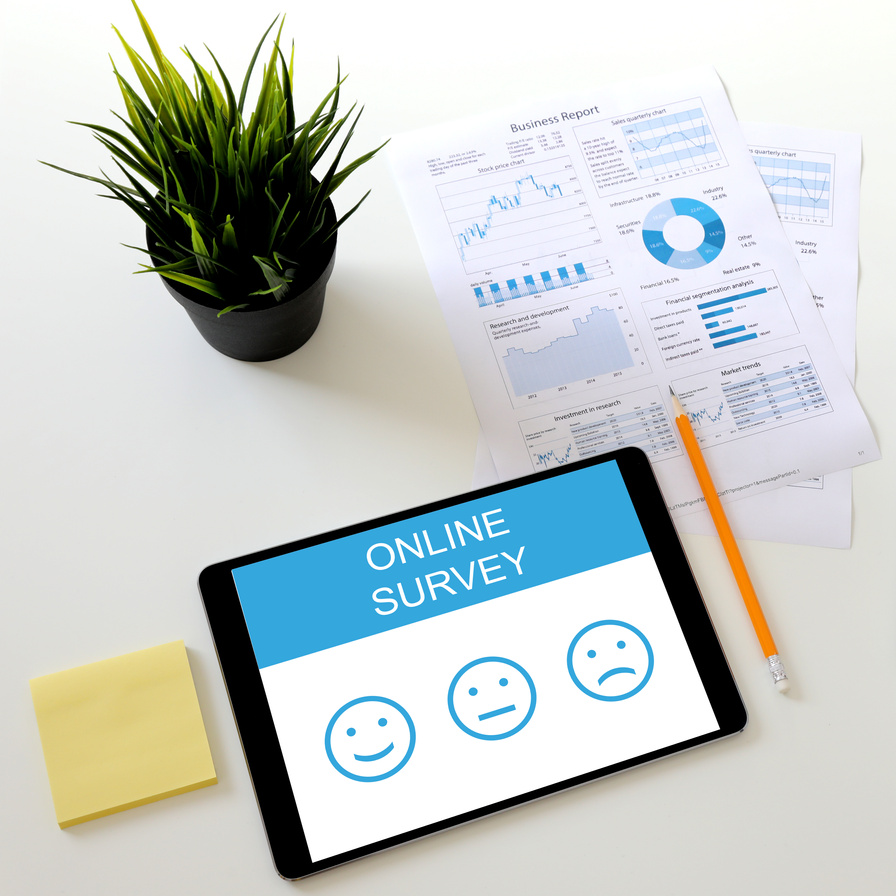 Customer satisfaction survey feedback internet tablet